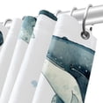 thumbnail image 5 of Whale Waterproof Printed Bathroom Curtain Set with Hooks - Shower Curtain Sets for Bathroom Decoration, 5 of 5