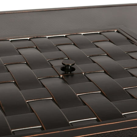 Fire Sense - Armstrong LPG Fire Pit - Antique Bronze