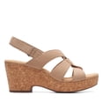 thumbnail image 2 of Sandalia Clarks Giselle Beach Cuña para mujer Sand Nobuck, 2 of 9