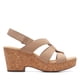 thumbnail image 2 of Sandalia Clarks Giselle Beach Cuña para mujer Sand Nobuck, 2 of 9