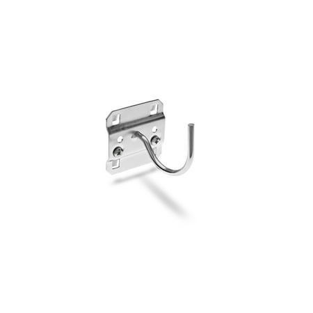 

Triton Products® LocHook 2-1/4 In. Curved 2 In. I.D. Zinc Plated Steel Pegboard Hook for LocBoard 5 Pack