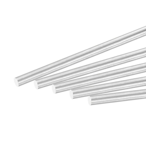 Uxcell Aluminum Solid Round Rod 3mm Diameter 300mm Length Lathe Bar Stocks for DIY Craft Pack of 10pcs