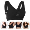 thumbnail image 1 of unbranded Brasier Deportivo Negro Sin Para Entrenamiento Con Ajuste Cómodo Y Material Transpirable, 1 of 8