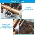 thumbnail image 4 of Uxcell 1/2" to 3/8" Nominal Size Copper Reducer Reducing Coupling Pressure Fitting Pipe Tube Connector, 4 of 6
