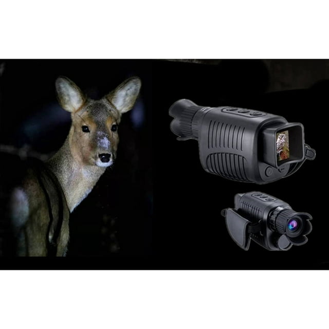 Vision Nocturne Monoculaire, Caméra Infrarouge Télescope IP54 Étanche pour le Camp