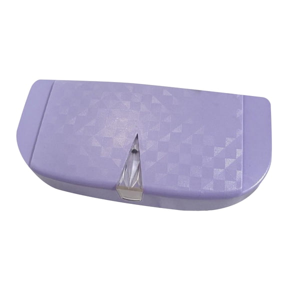 Caja para gafas de sol para coche, organizador de gafas, accesorios de fácil instalación Púrpura
