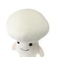 thumbnail image 4 of White Mushroom Plush Toys White Mushroom Plushies Cute Plushie Toy Gift Variou Vegetables Plush Toys for Comfort and Learning Vegetables Birthday Gift Newborn Gift, 4 of 8