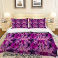 thumbnail image 1 of 3D Purple Leaves Plant Quilt Cover Set Ropa de Cama Set Funda Nórdica Fundas de almohada Lxl, 1 of 3