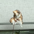 thumbnail image 1 of Artificial Resin Ornaments Cat Fishing Shape Layout Props Aquarium Fish Tank Landscaping Decoration, 1 of 9