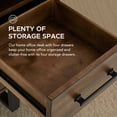 thumbnail image 5 of Sunjoy 60 Inch Home Office Desk Computer Work Desk with Drawers ,Modern Study Writing Desk with Storage, 5 of 11