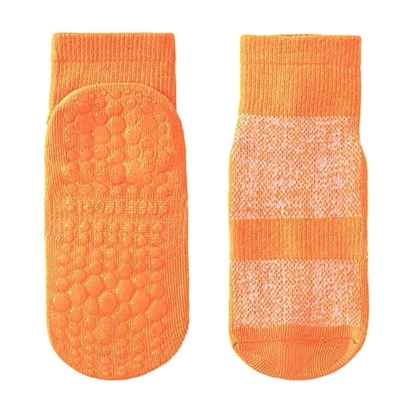 Kids Infant Slipper Socks,Non-Skid Baby Walking Socks Breathable Lightwewight Soft Sole Rubber Cotton Toddler Shoes Indoor Slipper for Boys 5-8 Years