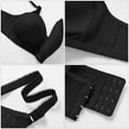 thumbnail image 4 of Ashirexll Bras for Women No Underwire, Plus Size Bras, Full Coverage Non Padded T Shirt Bra Everyday Wireless Comfortable Fashion Casual Solid Color, 4 of 7