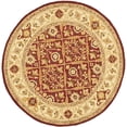 thumbnail image 2 of Safavieh Chelsea Bevin Oriental Area Rug, Ivory/Red, 5'6" x 5'6" Round, 2 of 7