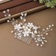 thumbnail image 4 of Perla Flor Peine Pelo Hecho A Mano Accesorios Para El Cabell, 4 of 5