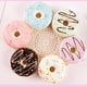 thumbnail image 3 of Bewildely Donuts artificiales modelo simulación PU postre pan pastelería accesorios de fotografía educación temprana rebote lento comida Juguetes Blanco, 3 of 6