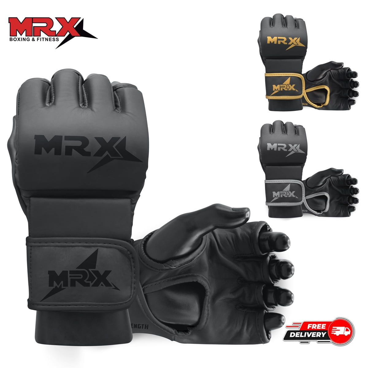 Combat Grappling Boxing Gloves Muay Thai MMA UFC Fighting Punch Training Mitts 