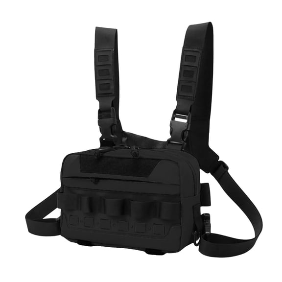Tactically Fishing Vest Breathable Fishing Tackle Backpack Portable Chest Pack