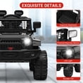 thumbnail image 3 of CazToi Camión Infantil 12V 4x4 Control Remoto Bluetooth Luces LED Ruedas EVA, 3 of 8