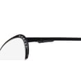 thumbnail image 6 of NEW VERA WANG LUXE EPIPHANY II WOMENS/LADIES CAT EYE HALF-RIM TITANIUM BLACK ITALIAN TITANIUM CAT EYE CRYSTALS FRAME DEMO LENSES 52-17-140 SPRING HINGES EYEGLASSES/EYE GLASSES, 6 of 9
