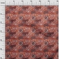 thumbnail image 3 of oneOone Tissu en Velours Rouille Brun Patchwork Tissu pour Robe Tissu Imprimé au Mètre 58 Pouces de Large, 3 of 5