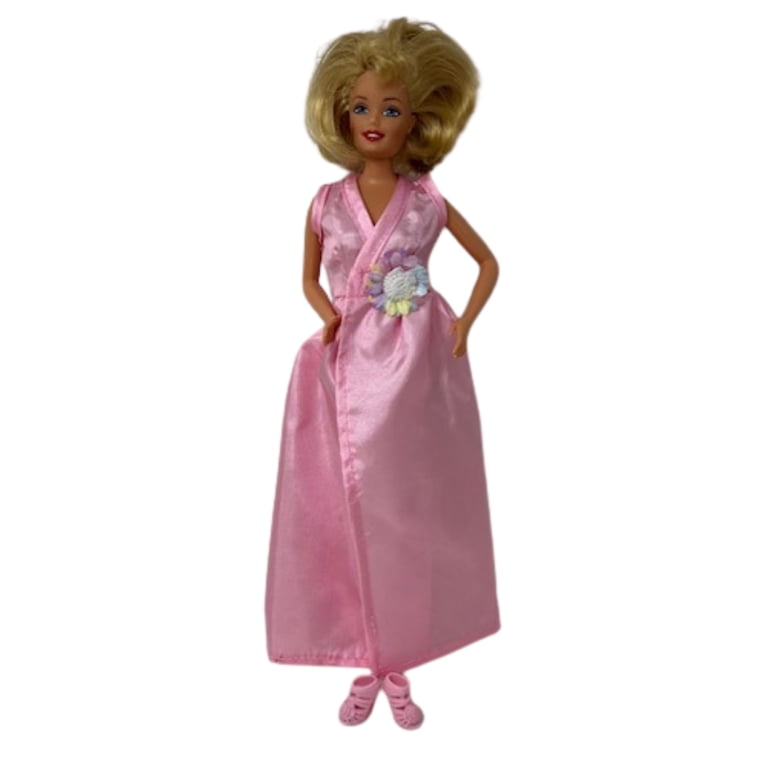 green emerald velvet dress Barbie Pink Long Satin Prom Dresses, Barbie Pink Long Satin Formal Evening  Dresses main image 1