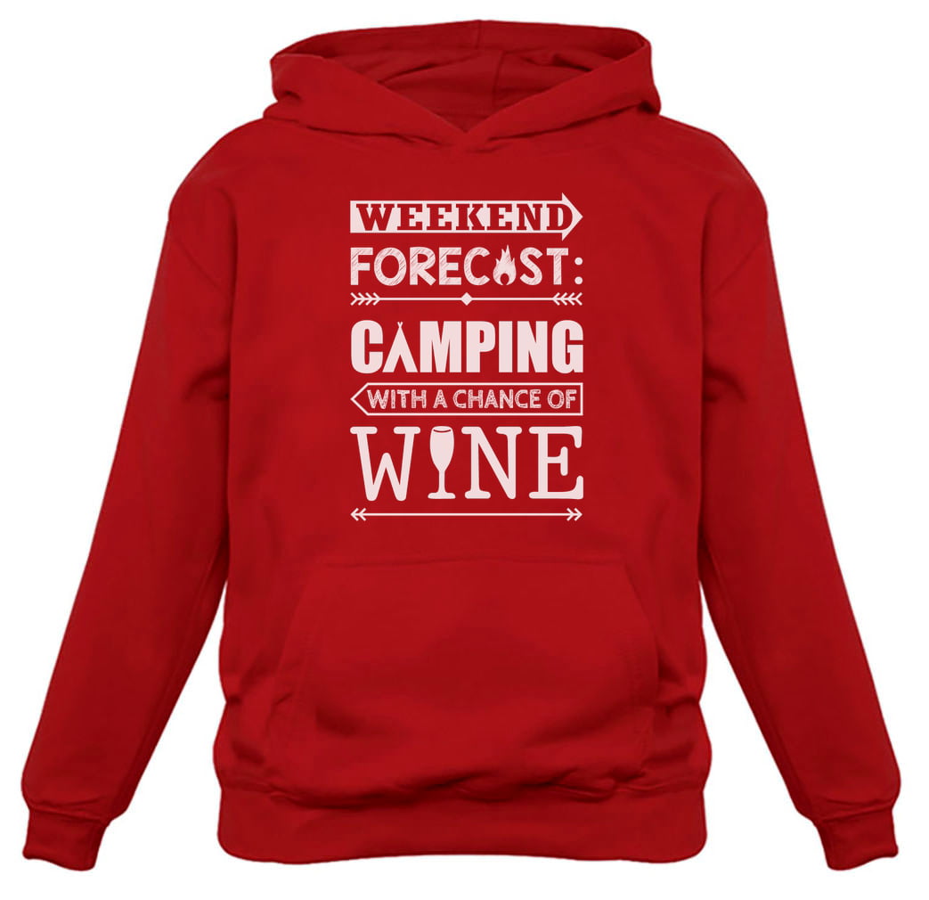 Camping Sweatshirt Funny Camping Shirt Weekend Forecast Camping