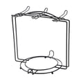 thumbnail image 2 of Estante para tazas BLESIY, Soporte para 6 tazas y 6 platos, Organizador de metal, 2 of 8
