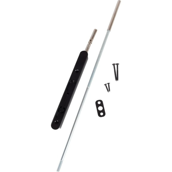 Extended Flip-Lever Flush Bolt, 18 Inches, Matte Black by Stone Harbor Hardware