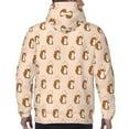 thumbnail image 7 of Honeii Cute Squirrel Pattern Mens Hoodies Men's Loose Sleeve Sweatshirt,Pullover Hooded Sweatshirt for Men,Essentials Hoodie-X-Large, 7 of 7