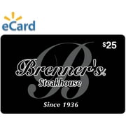 Angle View: Brenner's Steakhouse $25 Gift Card (email delivery)