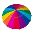 thumbnail image 2 of Mainstays 8' Rainbow Beach Umbrella, Adjustable Tilt, 2 of 8