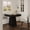 Black, variant on Square Dining Table for 4 with 2 Storage Drawers, Compact Wood Kitchen Table with Pedestal Base, Space Saving Modern Farmhouse Style for Dining Room and Breakfast Nook,Gray