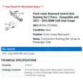 thumbnail image 2 of Front Lower Rearward Control Arm Bushing Set 2 Piece - Compatible with 2021 - 2022 BMW 228i Gran Coupe, 2 of 2