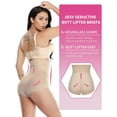 thumbnail image 4 of Womens Tummy Control Shapewear Panties High Waist Body Shaper Waist Trainer Briefs Underwear Panty, 4 of 6