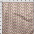 thumbnail image 3 of oneOone Cotton Flex Fabric Herringbone Geometric Printed Fabric 1 Yard 40 Inch Wide, 3 of 4