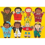 Dexter Educational Toys DEX840B Career 8 Piece Puppet Set - African-American
