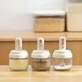 thumbnail image 2 of 1/3 pcs Glass Seasoning Bottle With Telescopic Spoon Household Kitchen Salt Storage Box Leak Proof and Moisture-proof, 2 of 8