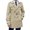 Khaki, variant on LANGWYQU Double Breasted Men Solid Color Button Trenchcoat Male Lapel Waterproof Jacket Coat