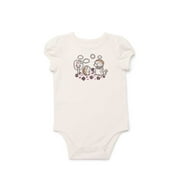 Garanimals Newborn Baby Boy, Girl & Unisex Cotton Short Sleeve Bodysuits, Sizes 0–24 Months, Single & 4-Pack