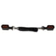 thumbnail image 1 of Mini luz de señal de giro Riwesomey para motocicleta ajuste Universal naranja plateada, 1 of 1