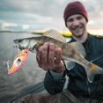 thumbnail image 1 of TOPINCN Underwater LED Light Metal Lure Fishing Bait With Treble Hook Durable❤, 1 of 8