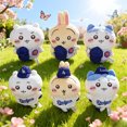 thumbnail image 2 of New Chiikawa Hachiwera Usagi Chii Cute Plush Toy Bag Hanger Accessory Earrings Nagano Plush doll keychain pendant, 2 of 12