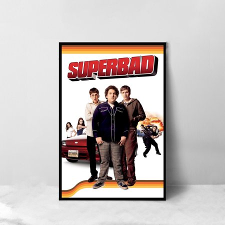 POSTER Superbad Movie Poster - High Quality WallArt Art Print - Room Decoration - Art Poster For Gift-NO FRAME