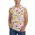 thumbnail image 2 of Picia Easter Egg mens Cotton Tank Undershirts , Moisture-wicking Ribbed Tanks, Lightweight Cotton Tank Undershirts-X-Large, 2 of 8