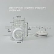Controllable Temperature photoelectrochemical Cell, Optical Water Bath circulating electrolytic Cell, Double-Layer Quartz windowed electrolytic Cell (200ml)