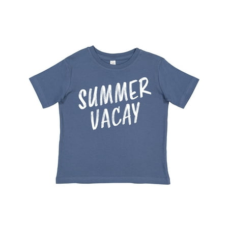 

Inktastic Summer Vacay- Vacation Time in White Gift Toddler Boy or Toddler Girl T-Shirt