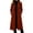 Orange, variant on LEKWK Long Winter Coats for Women Button Down Notched Lapel Overcoat formal Dressy Business Casual Trench Jacket Warm Outwear Pink XL
