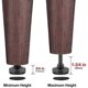 thumbnail image 5 of 4 Pack Furniture Adjustable Furniture Height Leveling Leg T-nut Kit, 5 of 5