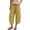 A1 Yellow, variant on Outfmvch Capri Pants for Women Beach Pants Fashion Clothing Linen Pants Women Sweatpants Barrel Pants Women Capsule Wardrobe for Women 2026 Gaucho Pants for Women Brown L