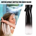 thumbnail image 3 of Botella de spray cabello portátil, 10 , 300 ml, recargable para  de cabello, limpieza, nebulización, peluquero, peluquería, de Gradiente negro shamjiam Botella de spray de pelo, 3 of 9